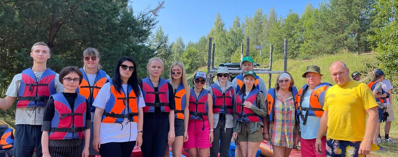 Сплав на байдарках по реке Ислочь