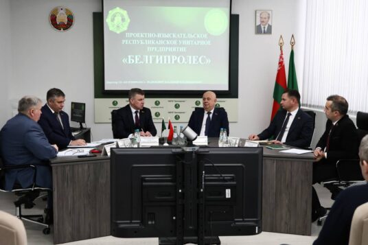 ⚡️Заместитель Премьер-министра Республики Беларусь Анатолий Александрович Сивак ознакомился  с работой УП «БЕЛГИПРОЛЕС».