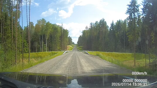Лесохозяйственная дорога в Каменском лесничестве Логойского лесхоза