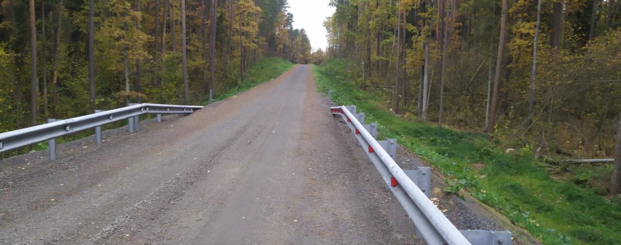 ЛЕСОХОЗЯЙСТВЕННАЯ ДОРОГА В ВОЛКОВЫССКОМ ЛЕСХОЗЕ